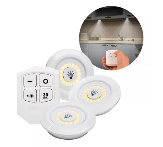 Luz LED Inalámbrica con Control Remoto